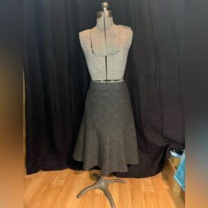 H&M Charcoal A-Line Skirt